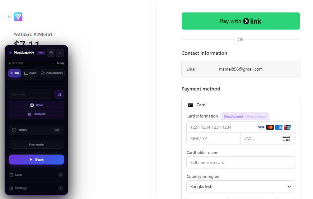 Pixelhitter UI showcase